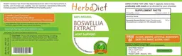 Label for Boswellia Extract