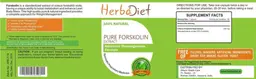 Label for Pure Forskolin Extract