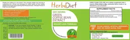 Label for Green Coffee Bean Extract