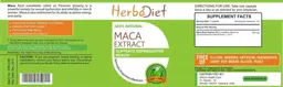 Label for Maca Extract