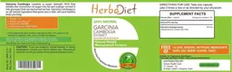 Label for Garcinia Campbogia Extract Maximum Strength