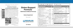 Label for Osteo-Support Formula