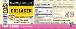 Label for Collagen Tropical Fruit Flavor