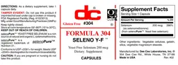 Label for Formula 304