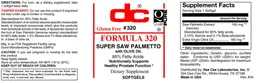Label for Formula 320