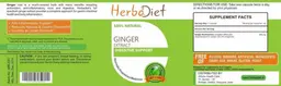 Label for Ginger Extract