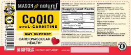 Label for CoQ10 with L-Carnitine