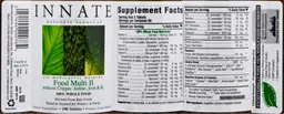 Label for Food Multi II Without Copper, Iodine, Iron & K