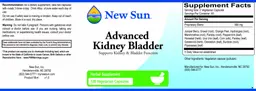 Label for Advanced Kidney Bladder