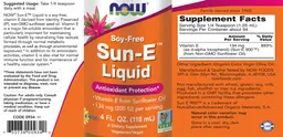 Label for Sun-E Liquid