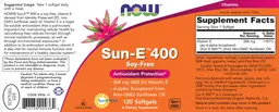 Label for Sun-E 400 Liquid