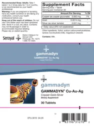 Label for Gammadyn Cu-Au-Ag
