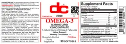 Label for Omega-3