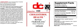 Label for Cholesterol Health