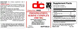 Label for Phosphatidyl Serine Complex 1500 mg