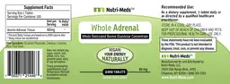 Label for Whole Adrenal
