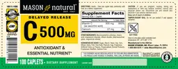 Label for Delayed Release C 500 mg