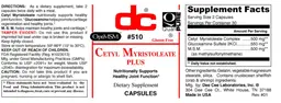 Label for Cetyl Myristoleate Plus