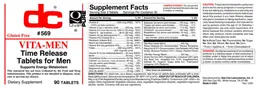 Label for Vita-Men