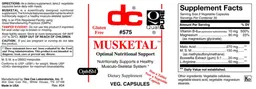 Label for Musketal