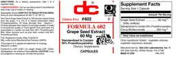 Label for Formula 602