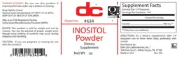 Label for Inositol Powder
