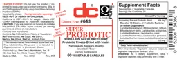 Label for Super Probiotic