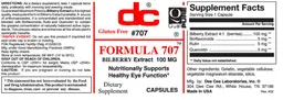 Label for Formula 707