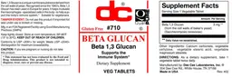 Label for Beta Glucan