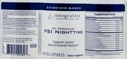 Label for NF Formulas PSI Nighttime