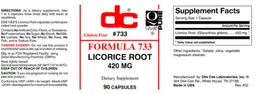 Label for Formula 733
