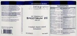 NF Formulas Spectrum 2C With Iron