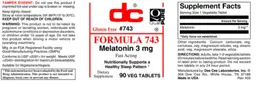 Label for Formula 743