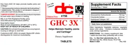 Label for GHC 3X
