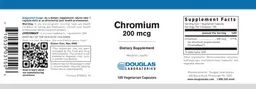 Label for Chromium 200 mcg