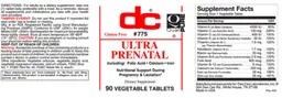 Label for Ultra Prenatal