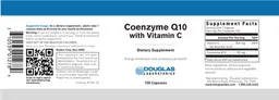 Label for Coenzyme Q10 with Vitamin C