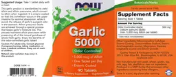 Label for Garlic 5000