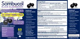 Label for Black Elderberry Cold & Flu Relief