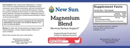 Label for Magnesium Blend
