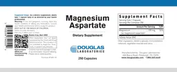 Label for Magnesium Aspartate