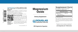 Label for Magnesium Oxide