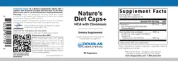 Label for Nature's Diet Caps + HCA with Chromium