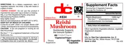 Label for Reishi Mushroom
