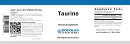 Label for Taurine
