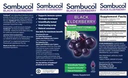 Label for Black Elderberry Sugar Free Formula
