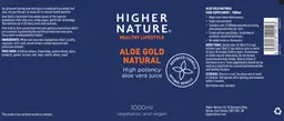Label for Aloe Gold Natural