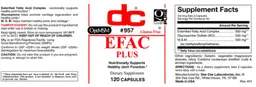 Label for EFAC Plus