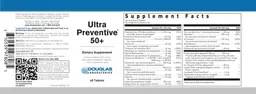 Label for Ultra Preventive 50+