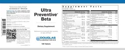 Label for Ultra Preventive Beta